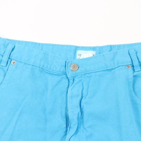 90s Streetwear Mens 36 Cutoff Denim Shorts Blue - Picture 2 of 6